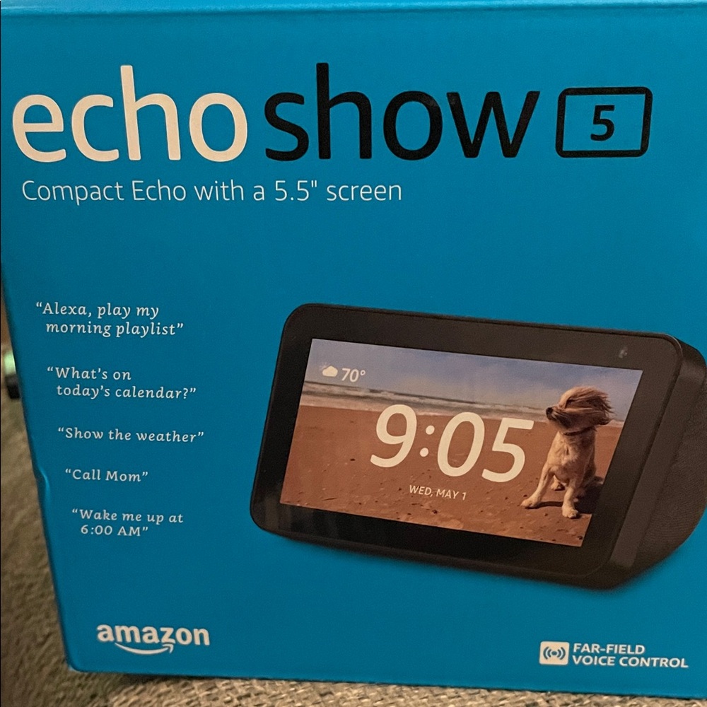 Amazon Echo Show 5 in Black